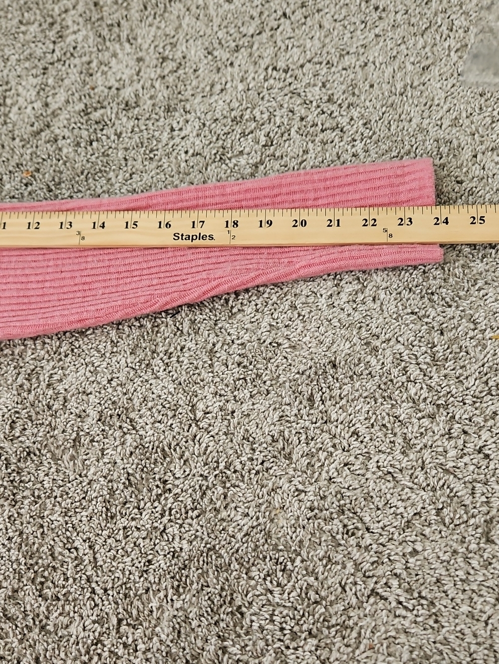 Staud  Pink Ribbed Long-Sleeve Midi Dress S - Picture 9 of 12